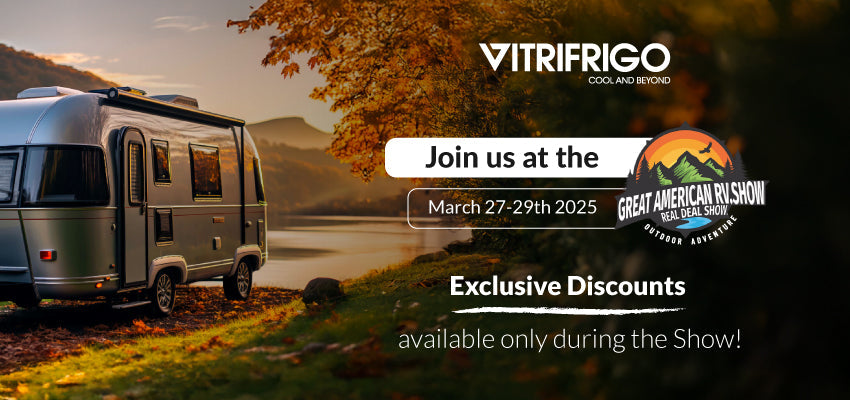 Vitrifrigo at the Great American RV Show March 2025 – Visit Us at Booth #208!