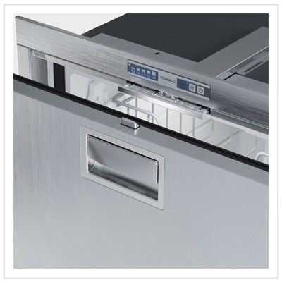 Vitrifrigo DW90IXP4XD-1 RV Refrigerator Only Drinks – 3.2 cu ft, Stainless Steel, Steelock Latch, Internal Cooling, 12/24VDC &amp; 100-240VAC, OCX2 Model