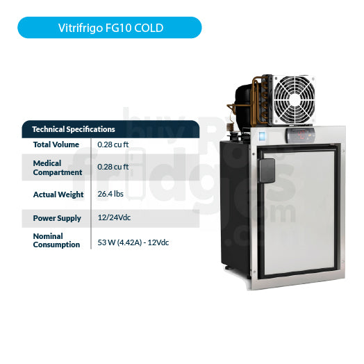 FG10 COLD - Vitrifrigo Ambulance Refrigerator
