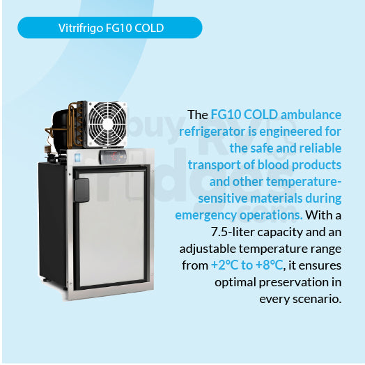 FG10 COLD - Vitrifrigo Ambulance Refrigerator