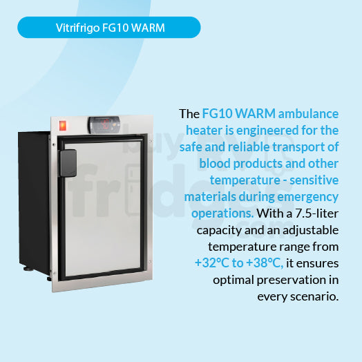 FG10 WARM - Vitrifrigo Ambulance Heater