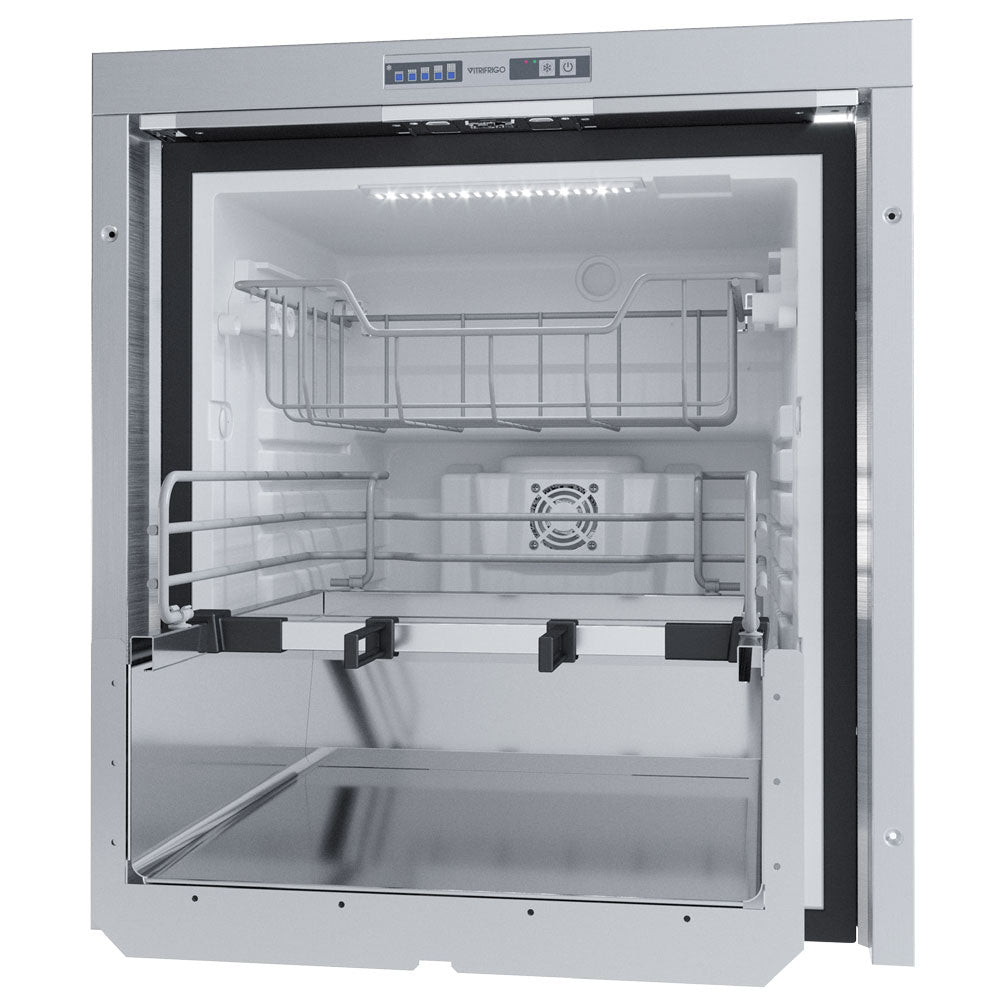 Vitrifrigo DW90IXP4XD-1 RV Refrigerator Only Drinks – 3.2 cu ft, Stainless Steel, Steelock Latch, Internal Cooling, 12/24VDC &amp; 100-240VAC, OCX2 Model